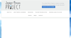 Desktop Screenshot of jordanbinionproject.org