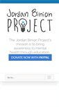 Mobile Screenshot of jordanbinionproject.org